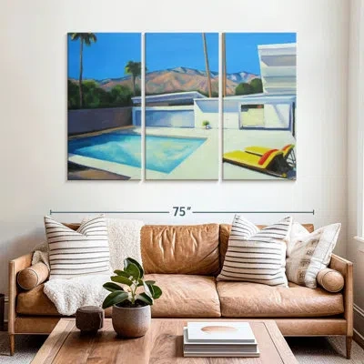 Ebern Designs Lilie By The Pool Ii In Blue