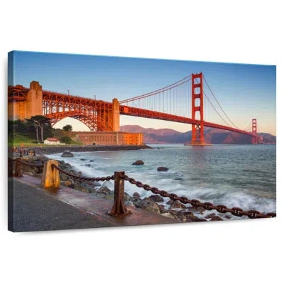 Ebern Designs Lilie Golden Gate Bridge At Sunset
