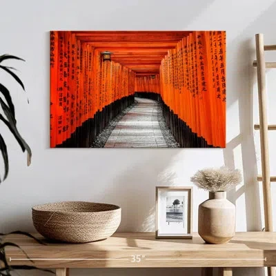 Ebern Designs Lilie Kyoto Shrine Torii Gates In Orange