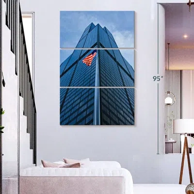 Ebern Designs Lilie Looking Up At Sears Tower