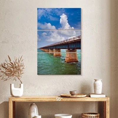 Ebern Designs Lilie Old Seven Mile Bridge In Brown