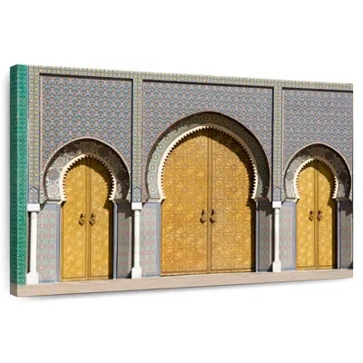 Ebern Designs Lilie Palace Doors In Morocco In Gray