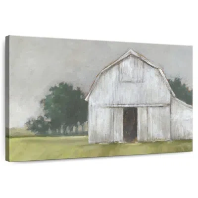 Ebern Designs Lilie Rustic Barnyard I In Green