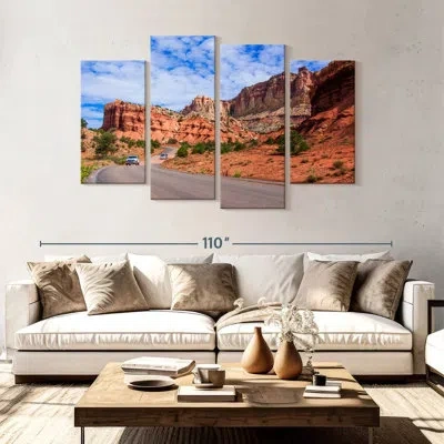 Ebern Designs Mehar Capitol Reef National Park Travelers In Gray