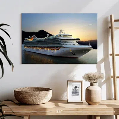 Ebern Designs Mehar Cruise Ship At Dusk