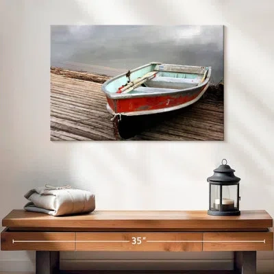 Ebern Designs Mehar Docked Boat