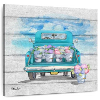 Ebern Designs Mehar Flower Truck Iii