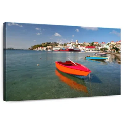 Ebern Designs Mehar Grenada Fishing Boats In Orange