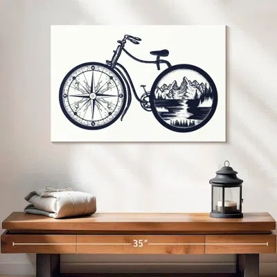 Ebern Designs Mehar Mountain Biking Adventure In Blue