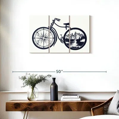 Ebern Designs Mehar Mountain Biking Adventure In Blue