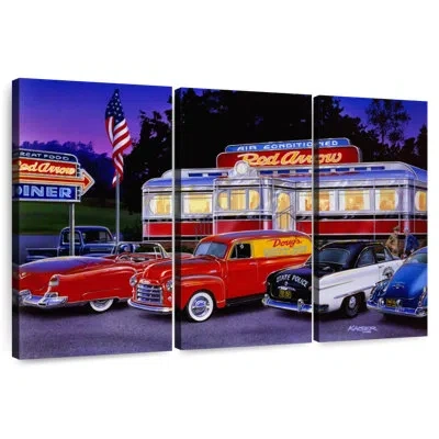 Ebern Designs Mehar Red Arrow Diner