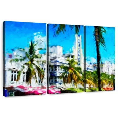 Ebern Designs Nicci Art Deco District I In Blue