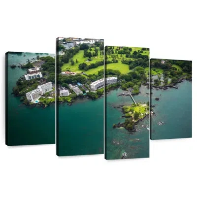 Ebern Designs Nicci Coconut Island Aerial View