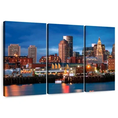 Ebern Designs Nicci Denver Skyline In Blue