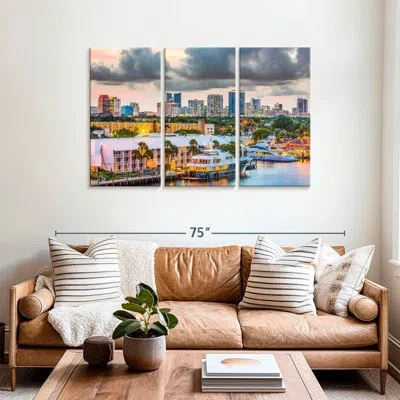 Ebern Designs Nicci Fort Lauderdale City In Gray