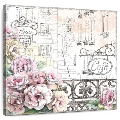 Ebern Designs Nicci Paris Roses Ii In White