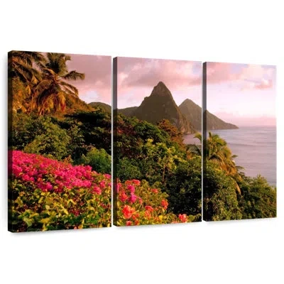 Ebern Designs Nicci Pitons Of Saint Lucia In Green