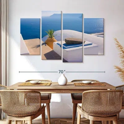 Ebern Designs Nicci Santorini Seascape