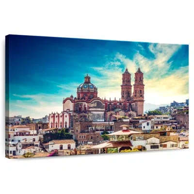 Ebern Designs Nicci Taxco Plaza In Blue