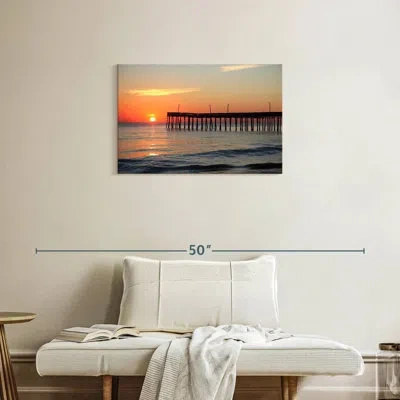 Ebern Designs Nicci Virginia Pier At Sunset