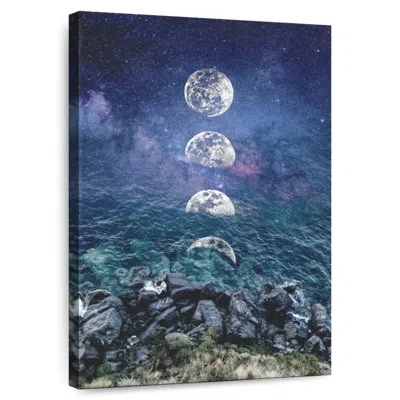 Ebern Designs Oberle Moon Galaxy In Blue