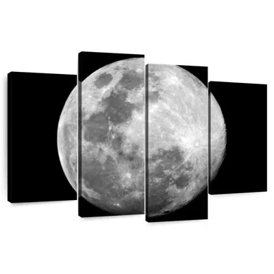 Ebern Designs Oberle Simple Moon In Black