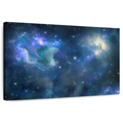 Ebern Designs Oberle Space Nebula In Purple
