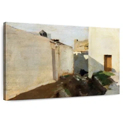 Ebern Designs Ravi White Walls In Sunlight Morocco 1879-1880 In Gray
