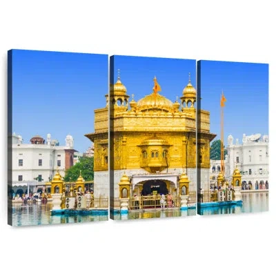 Ebern Designs Rorry Amritsar's Golden Temple In Yellow