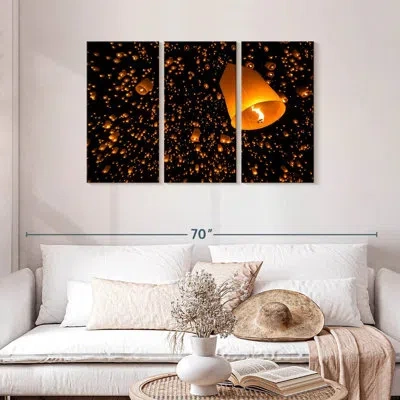 Ebern Designs Rorry Lanterns In The Sky In Brown