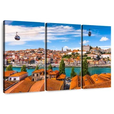 Ebern Designs Rorry Porto Old Town In Orange