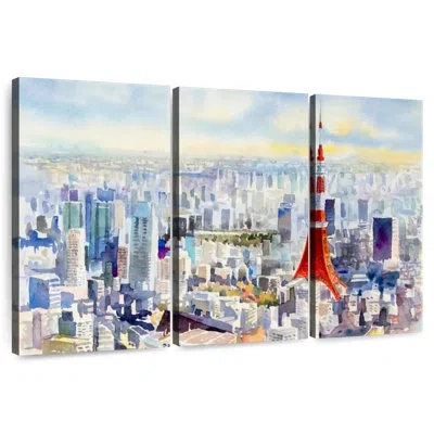 Ebern Designs Rorry Urban Tokyo View In Beige