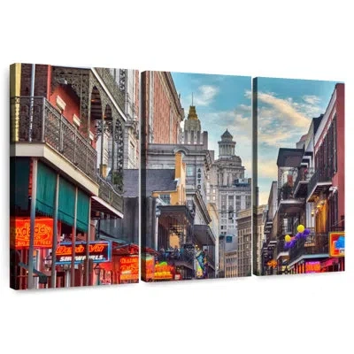 Ebern Designs Sebbie Bourbon Street Bars In Orange