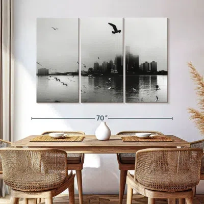 Ebern Designs Sebbie Noir Detroit In Black