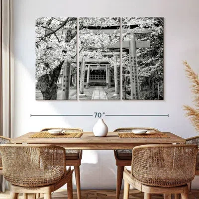 Ebern Designs Sebbie Yoshida Shrine Torii In Black