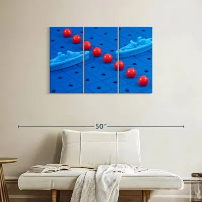 Ebern Designs Senne Battleship Board Game In Blue