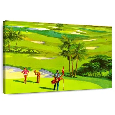 Ebern Designs Senne Golf Course In Green