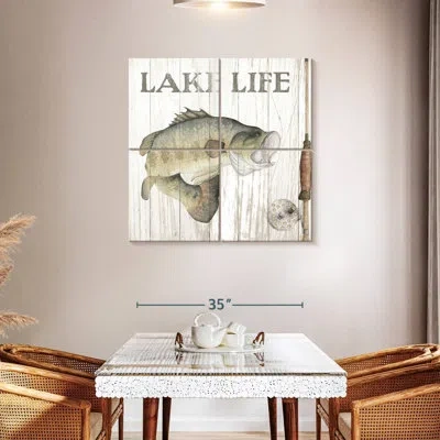 Ebern Designs Senne Lake Fishing Ii In White