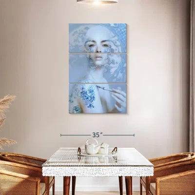 Ebern Designs Senne Ornate China In Blue