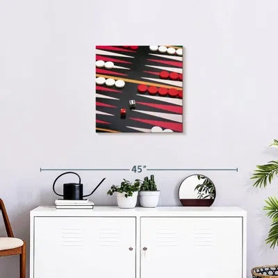 Ebern Designs Senne Playing Backgammon