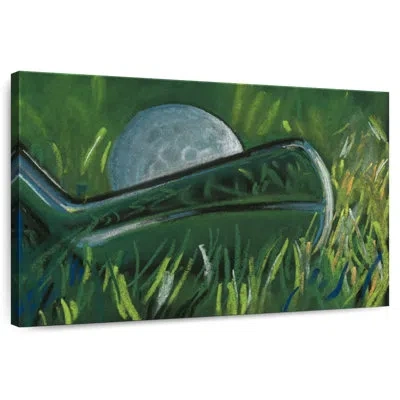 Ebern Designs Senne Tee Time I In Green