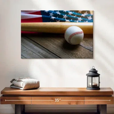 Ebern Designs Sireci American Style Baseball In Gray