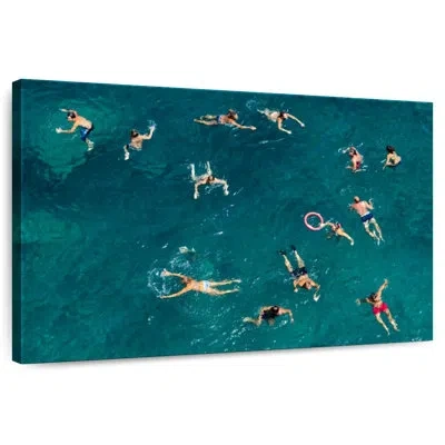 Ebern Designs Sireci Blue Water Swim In Teal