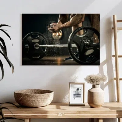 Ebern Designs Sireci Fitness Barbell In Brown