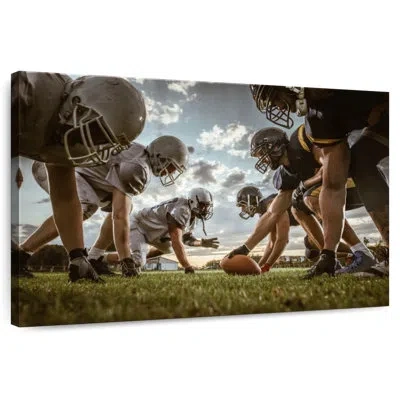 Ebern Designs Sireci Football Game Start In Gray