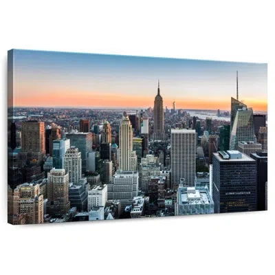 Ebern Designs Sireci New York At Sundown In Brown