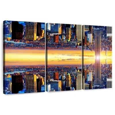 Ebern Designs Sireci Nyc Double Sided In Blue