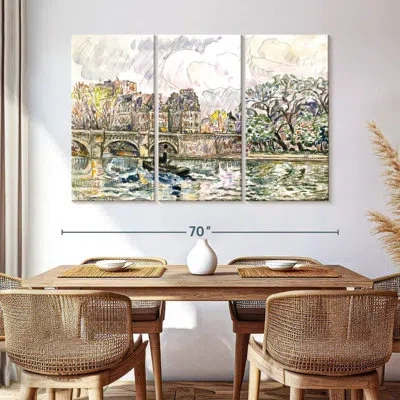 Ebern Designs Sireci Paris La Place Dauphine In Beige