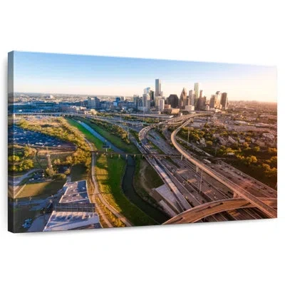 Ebern Designs Sireci Urban Houston Skyline