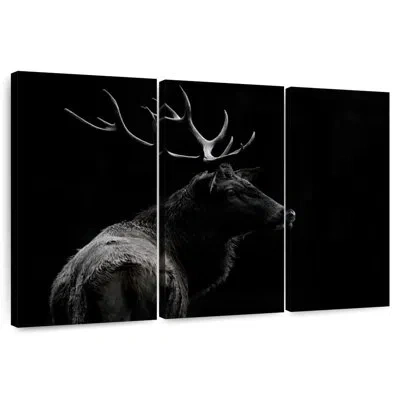 Ebern Designs Soulful Elk In Black